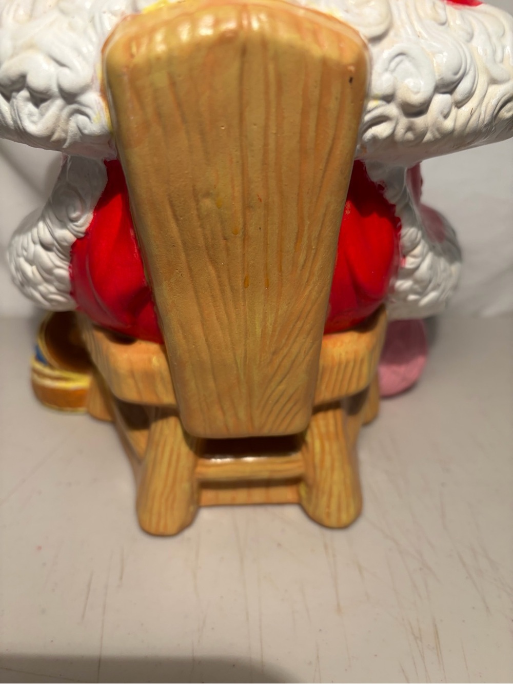 Vintage Mrs. Claus ceramic Knitting Figurine Atlantic Mold Christmas decor - Picture 8 of 12